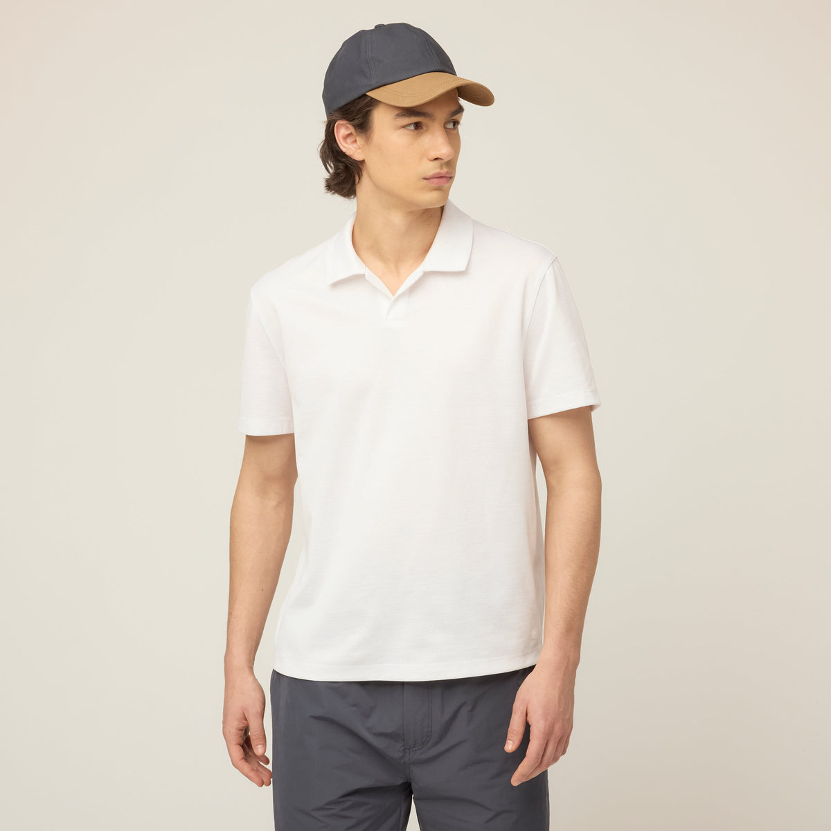Men's Knit Mesh Polo Shirt – view 1
