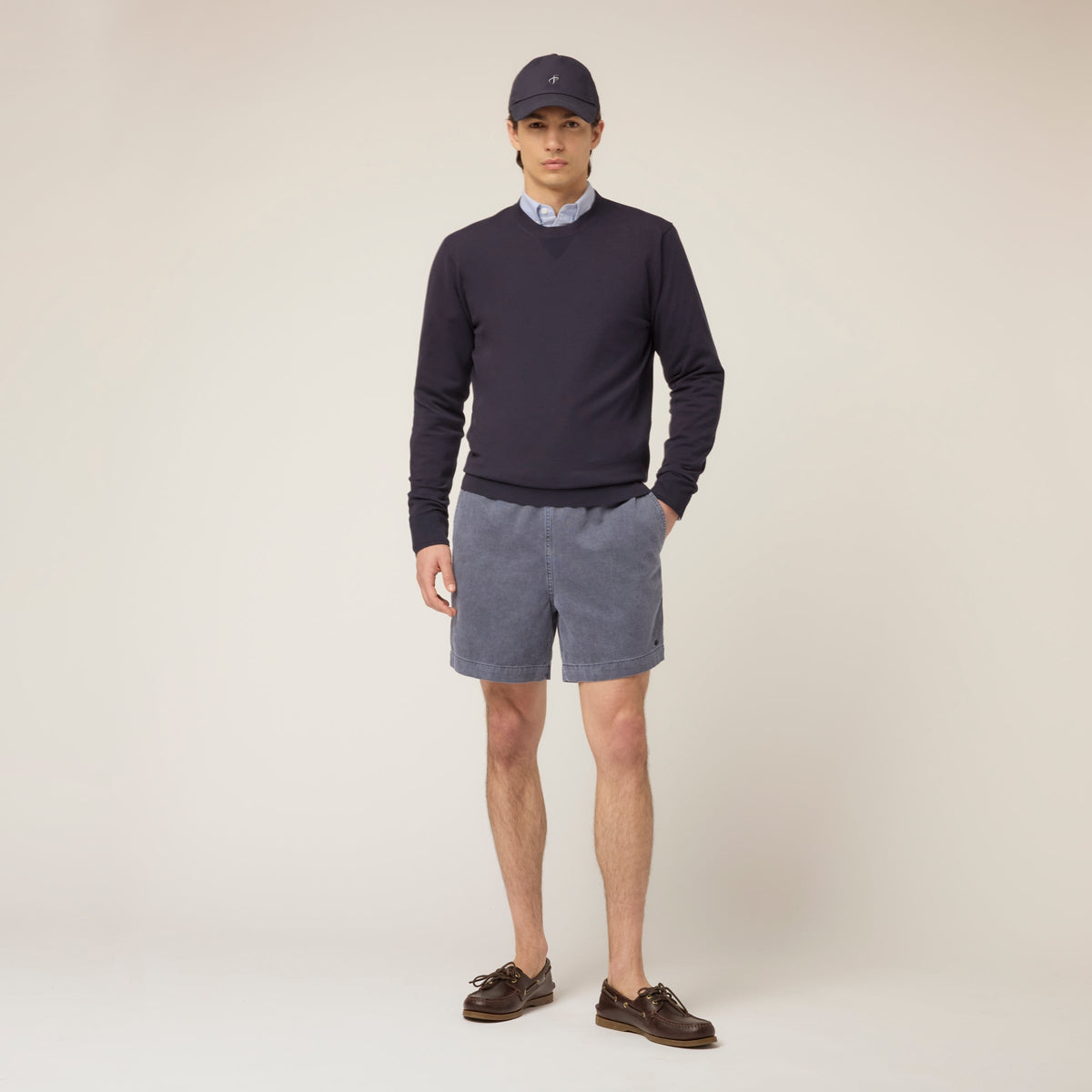 Men's Extra-Fine Lightweight Crew Neck Jumper – view 13