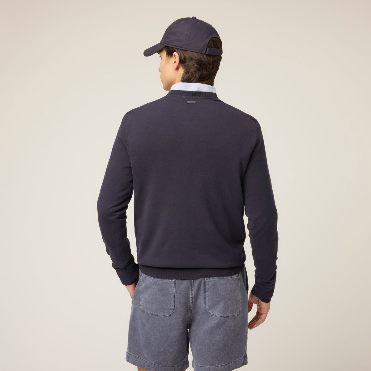 Men's Extra-Fine Lightweight Crew Neck Jumper – view 10