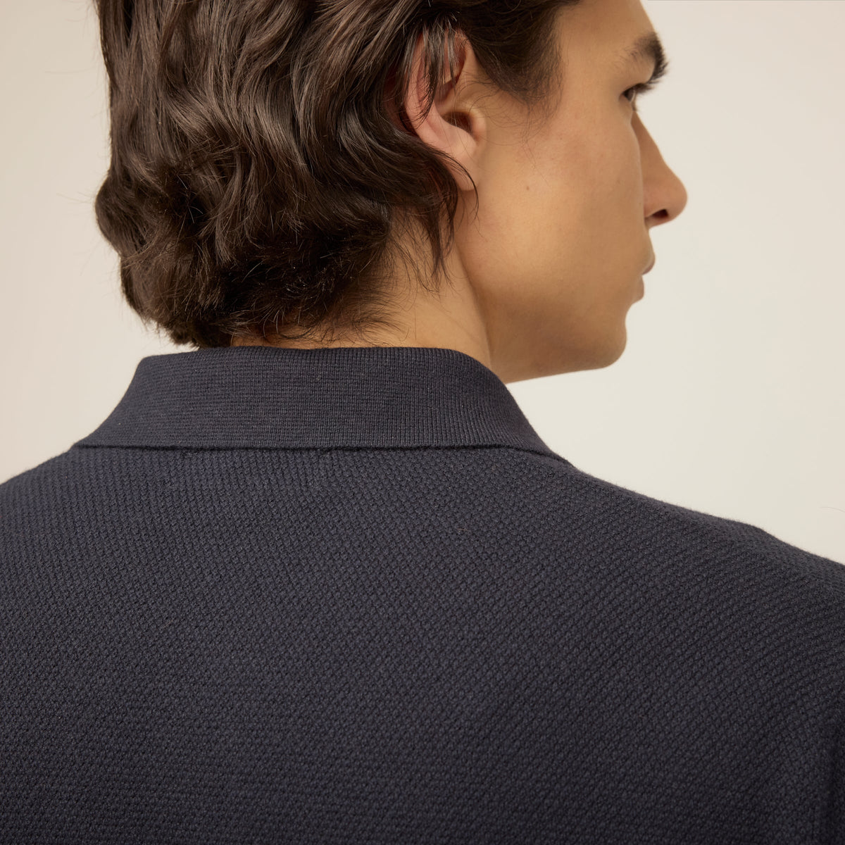 Men's Cotton Linen Polo Collar Jumper – view 5
