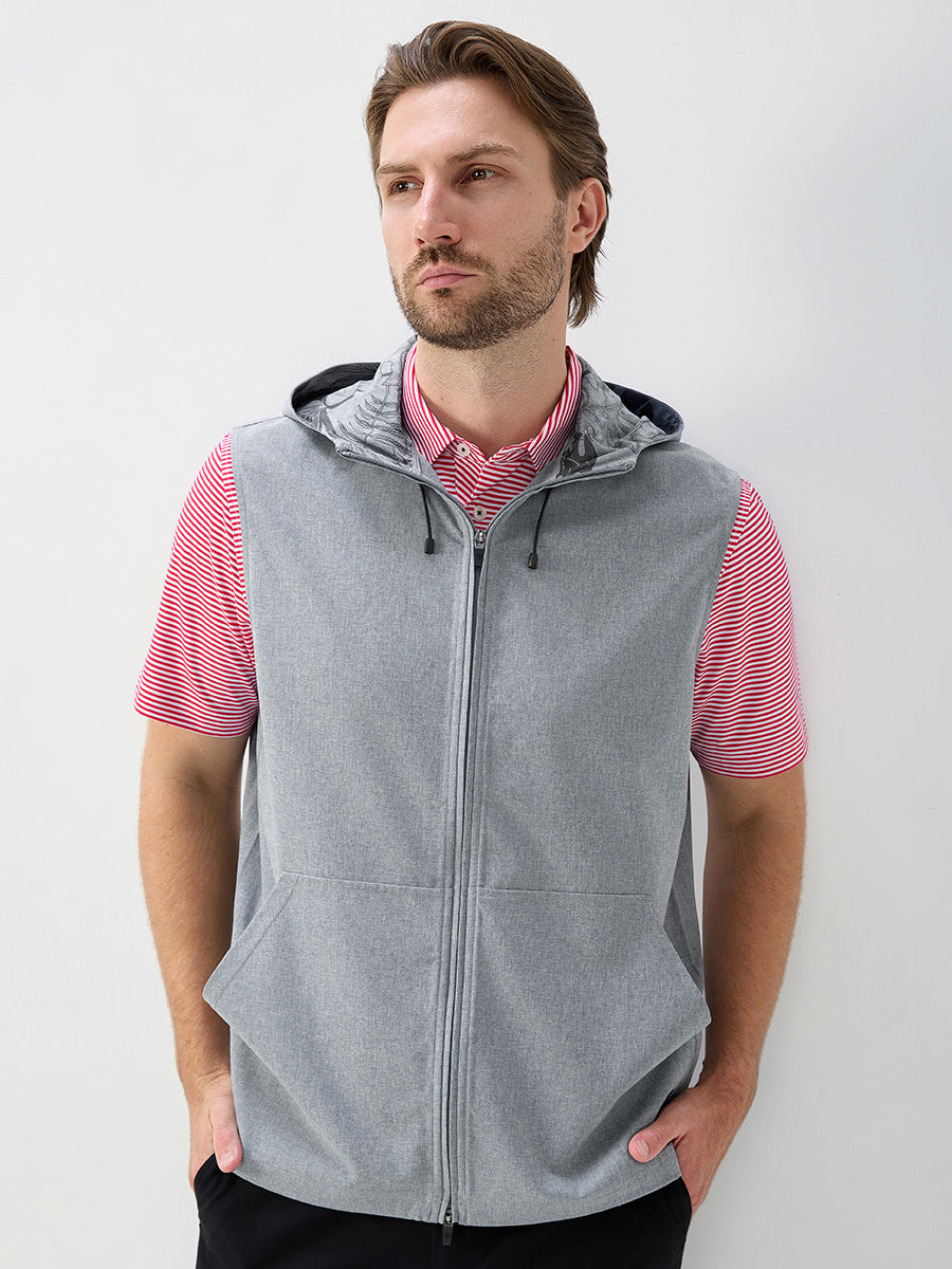Men's Water-Resistant Sleeveless Hooded Gilet – view 22