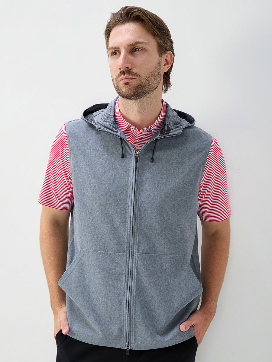 Men's Water-Resistant Sleeveless Hooded Gilet – view 55