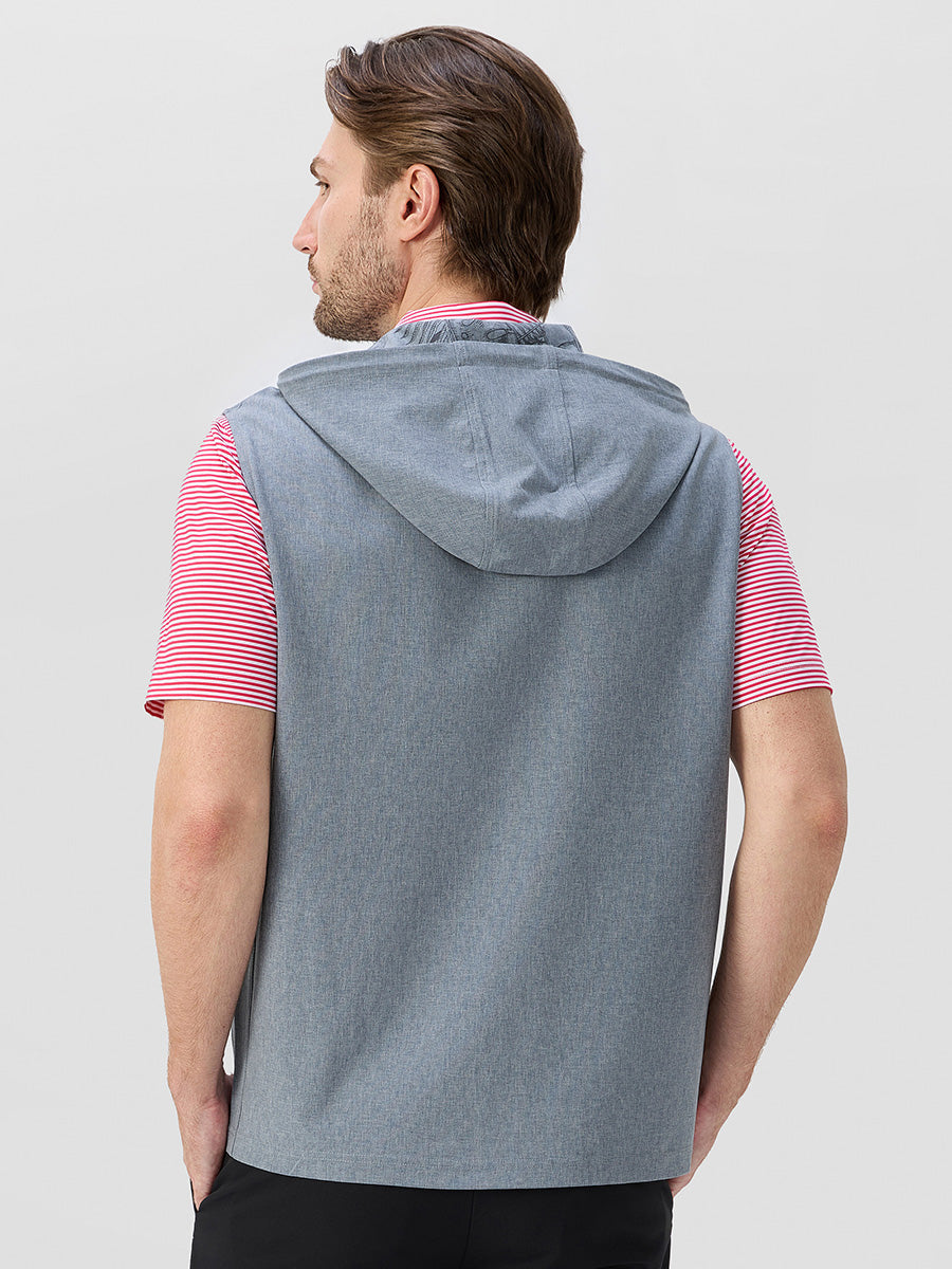 Men's Water-Resistant Sleeveless Hooded Gilet – view 58