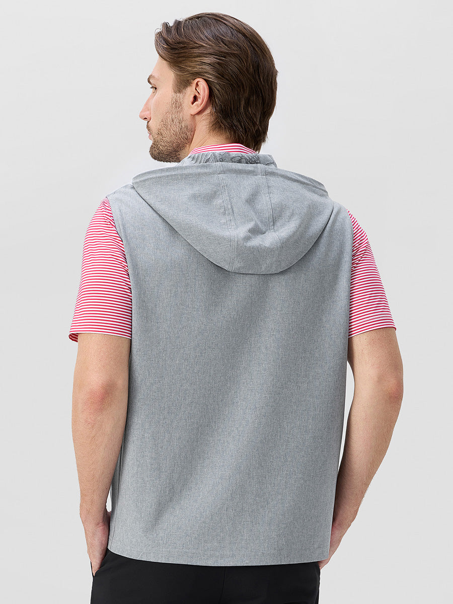 Men's Water-Resistant Sleeveless Hooded Gilet – view 25