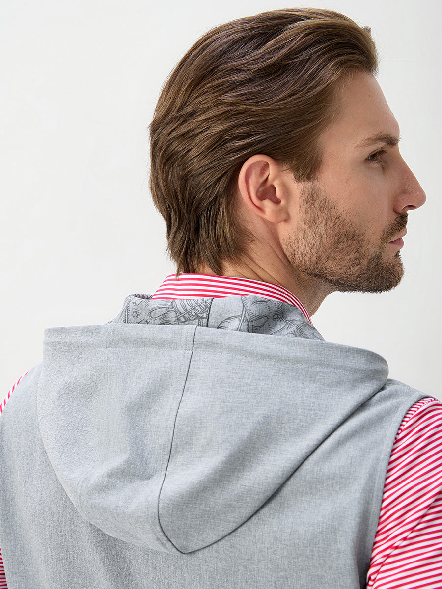 Men's Water-Resistant Sleeveless Hooded Gilet – view 27