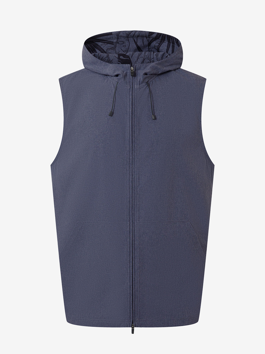 Men's Water-Resistant Sleeveless Hooded Gilet – view 8