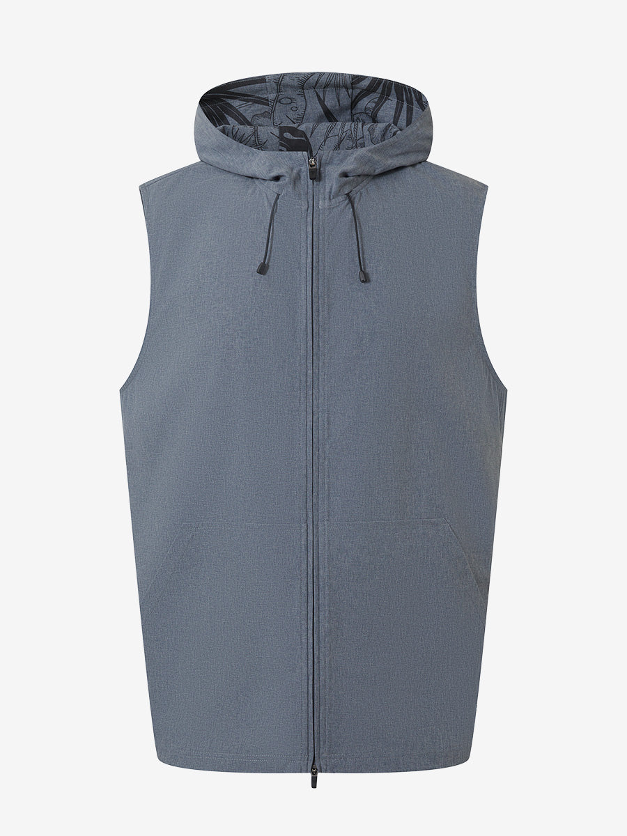 Men's Water-Resistant Sleeveless Hooded Gilet – view 62