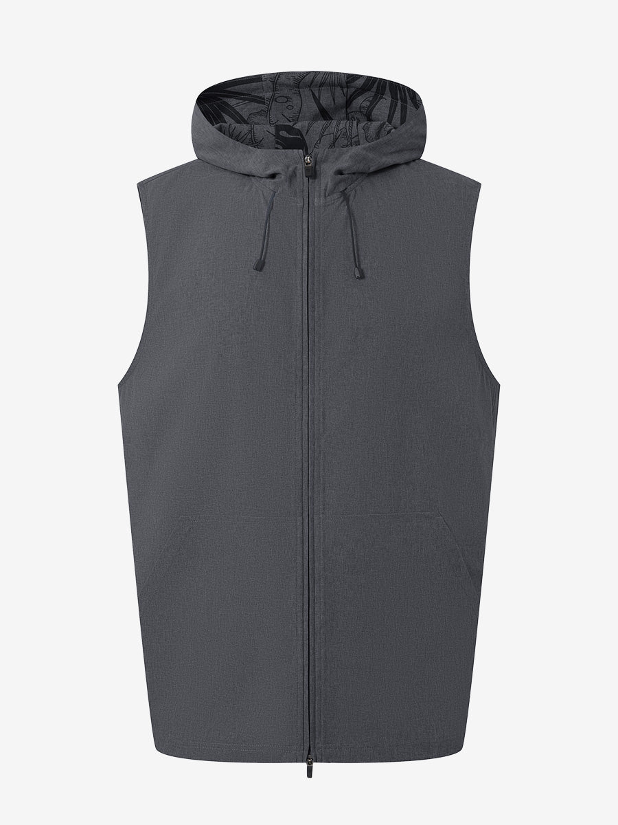 Men's Water-Resistant Sleeveless Hooded Gilet – view 40