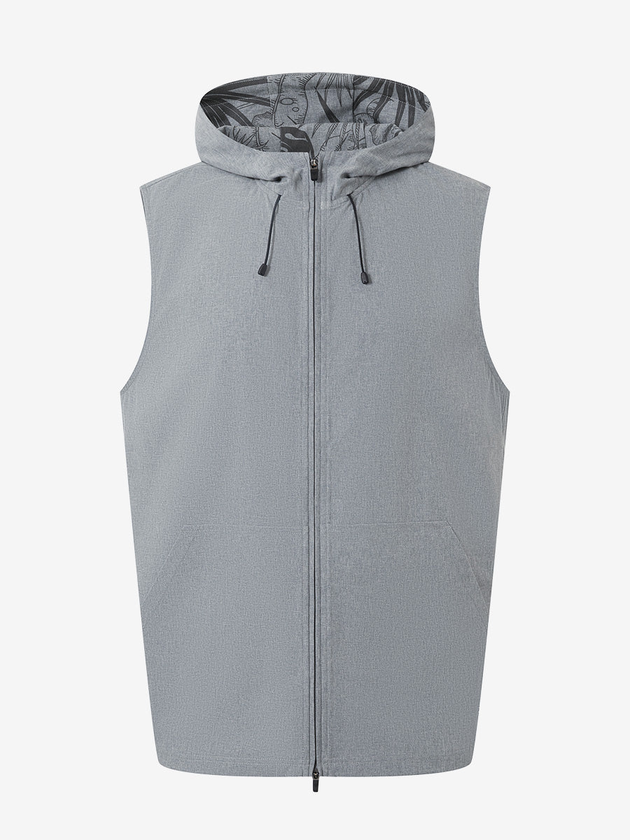 Men's Water-Resistant Sleeveless Hooded Gilet – view 29
