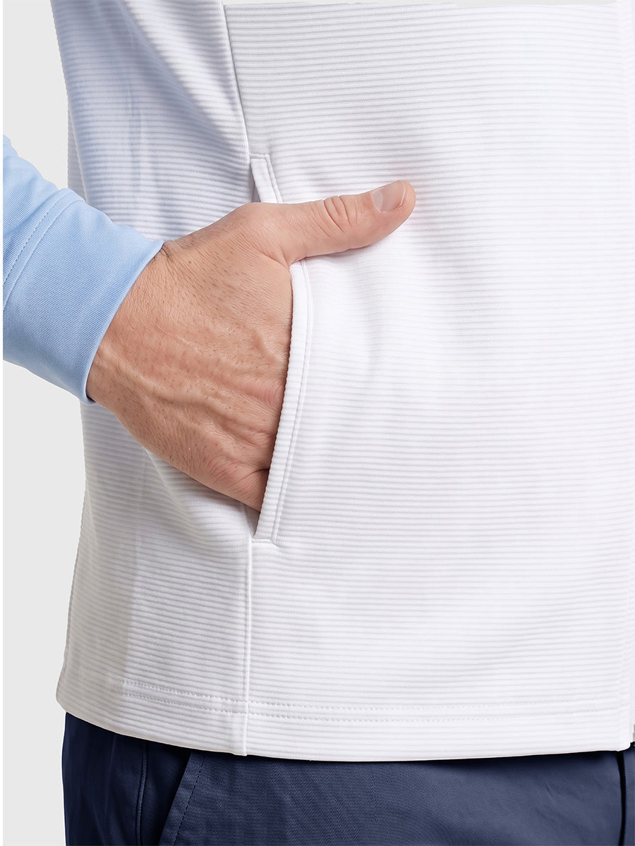 Men's Nylon Blend Stripe Texture Golf Gilet – view 16