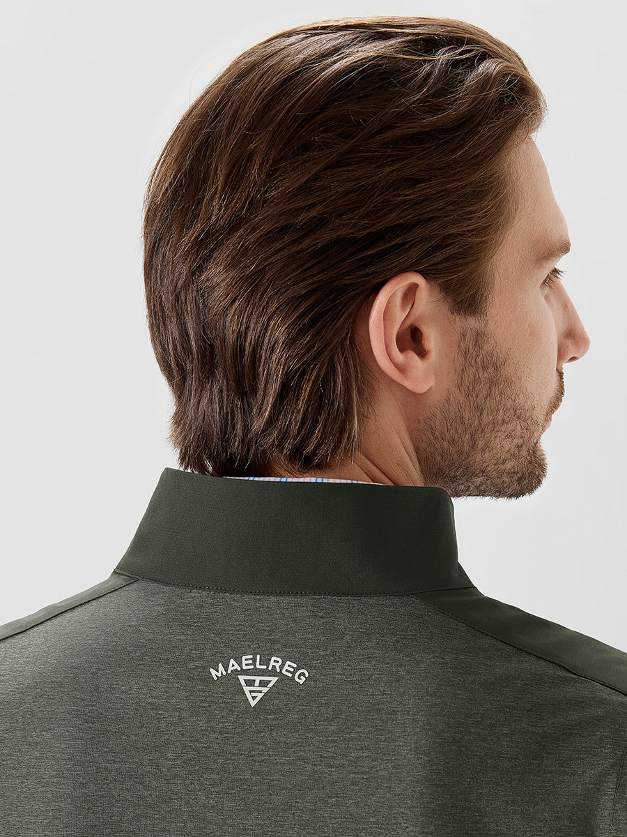 Men's Windproof Colour Block Full Zip Jacket – view 4