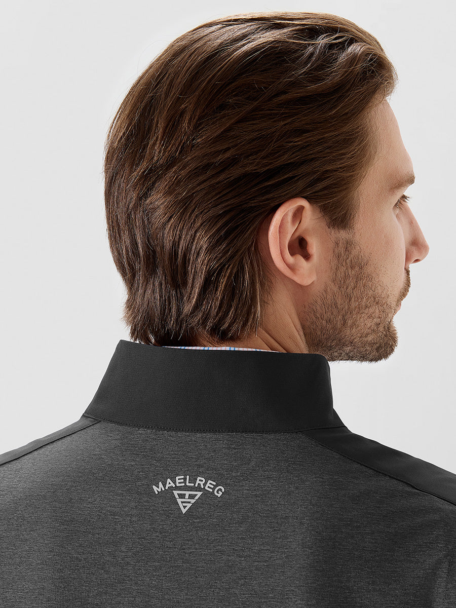Men's Windproof Colour Block Full Zip Jacket – view 14