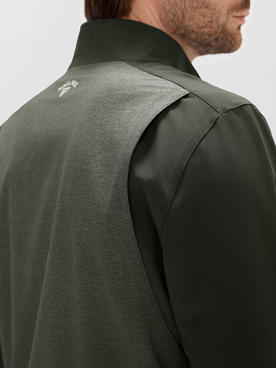 Men's Windproof Colour Block Full Zip Jacket – view 6