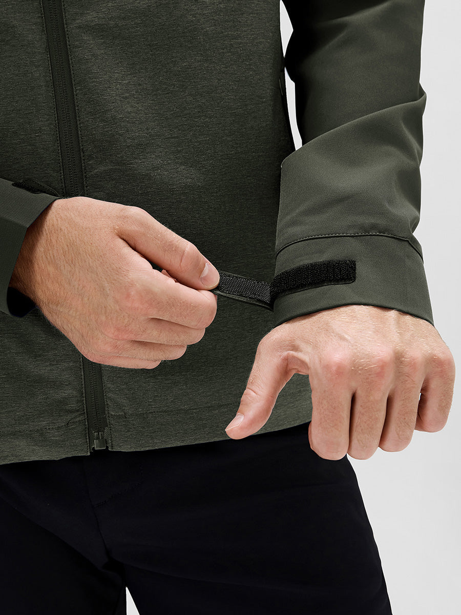 Men's Windproof Colour Block Full Zip Jacket – view 7