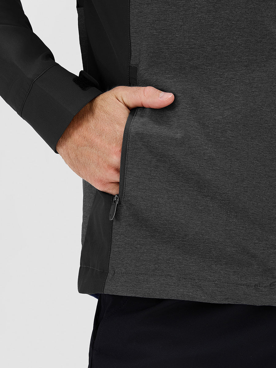 Men's Windproof Colour Block Full Zip Jacket – view 18
