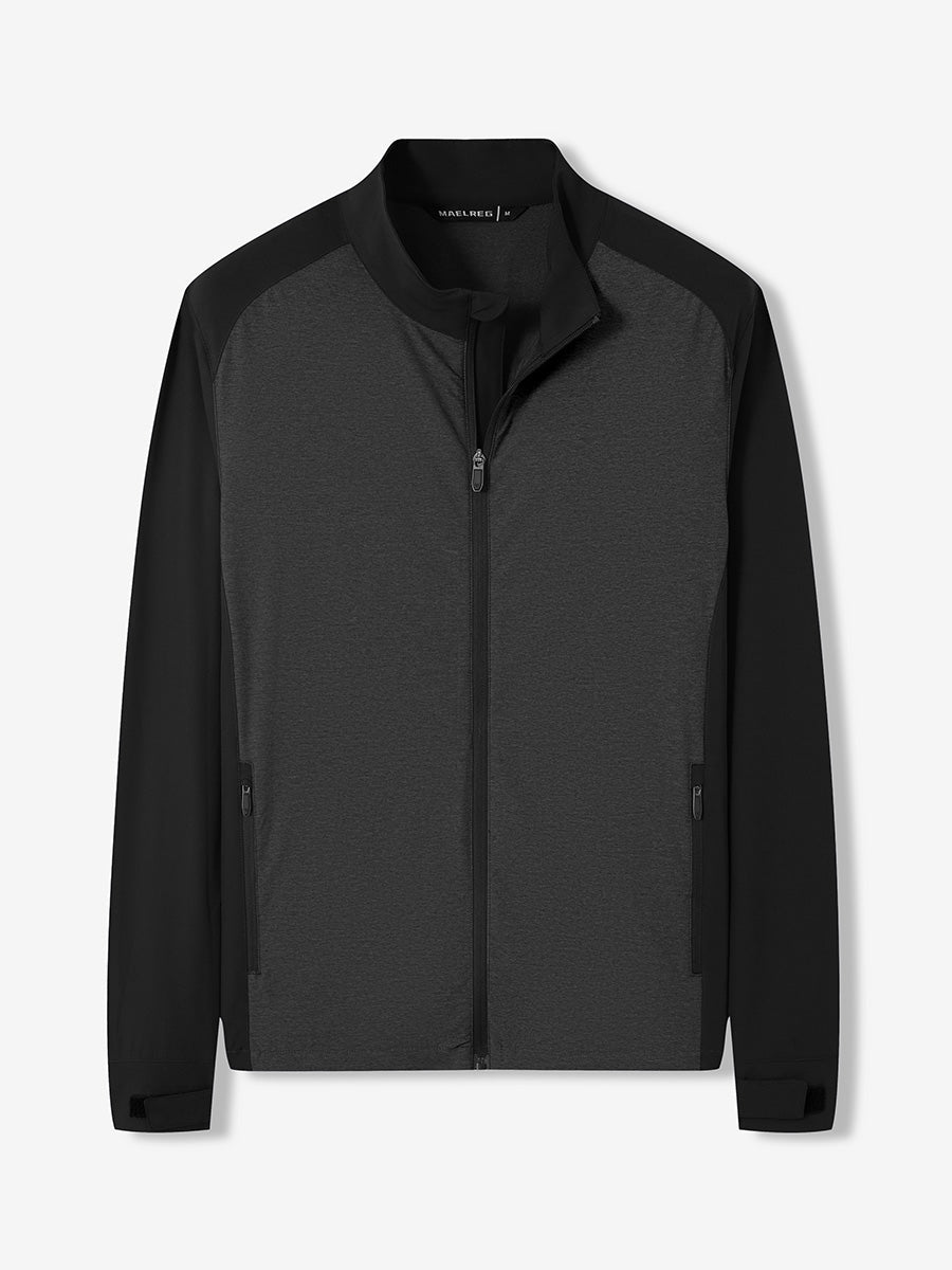 Men's Windproof Colour Block Full Zip Jacket – view 19