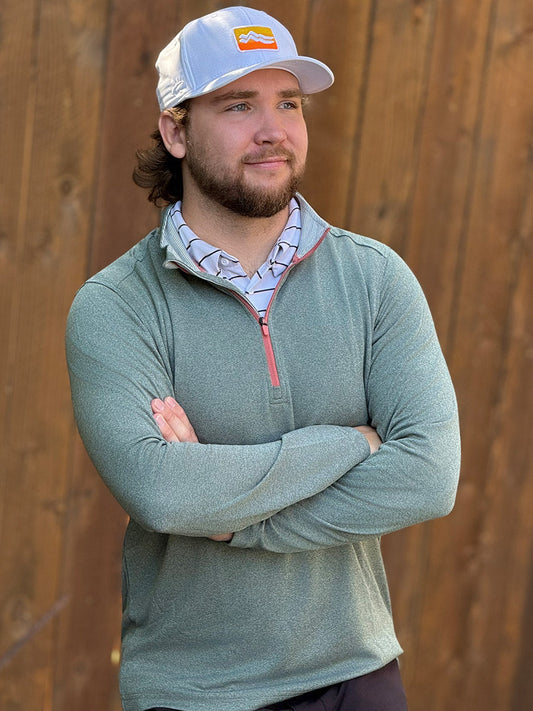 Men's Moisture-Wicking Quarter Zip Pullover – view 1