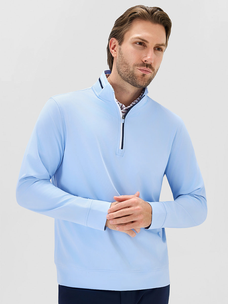 Men's 4-Way Stretch Ribbed Quarter Zip Sweatshirt – view 33