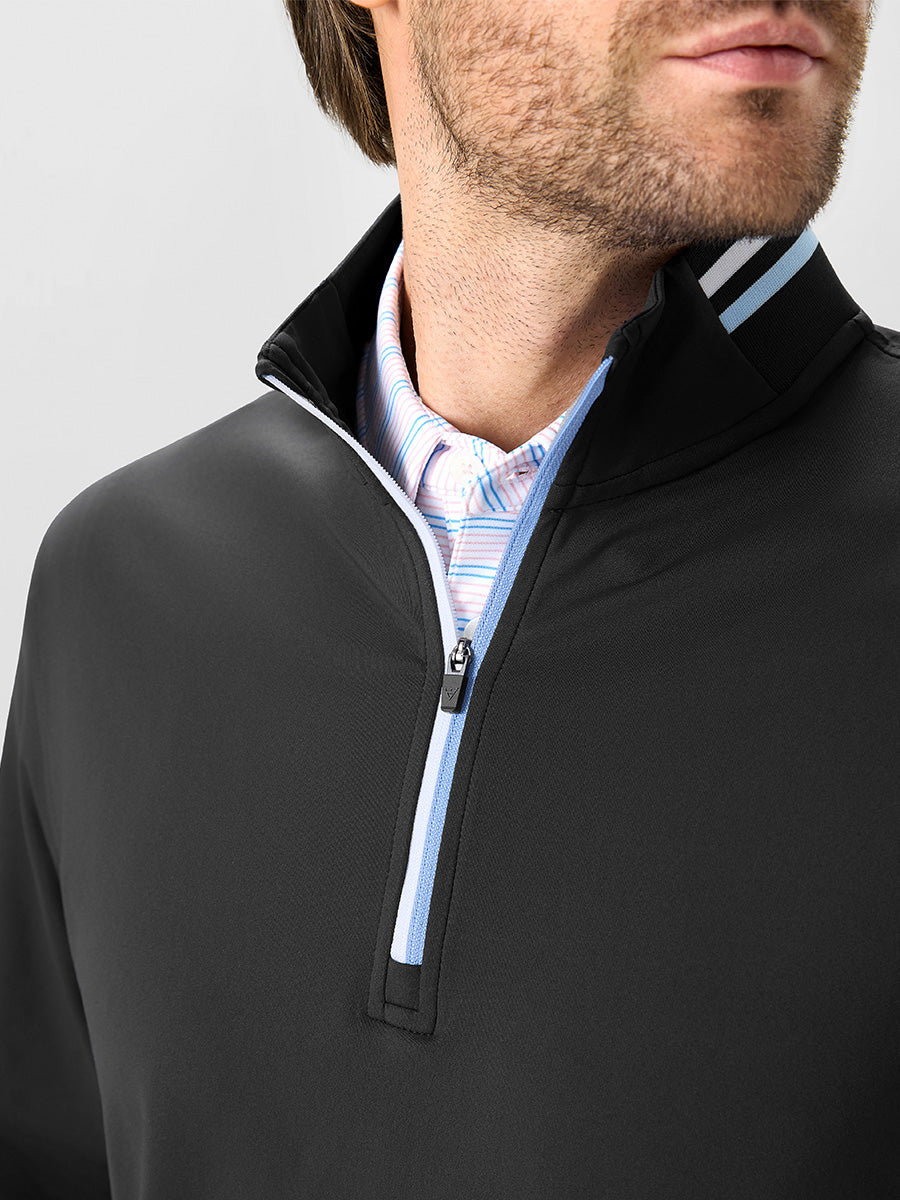 Men's 4-Way Stretch Ribbed Quarter Zip Sweatshirt – view 18