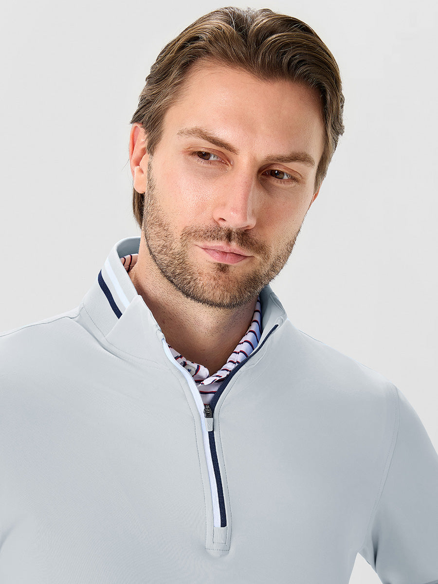 Men's 4-Way Stretch Ribbed Quarter Zip Sweatshirt – view 42