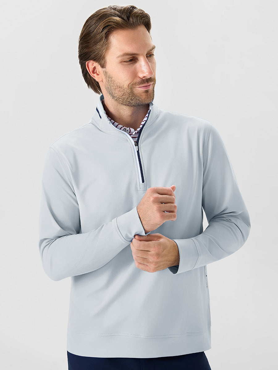 Men's 4-Way Stretch Ribbed Quarter Zip Sweatshirt – view 43