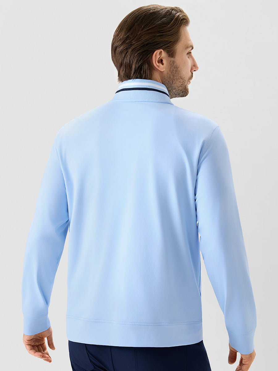 Men's 4-Way Stretch Ribbed Quarter Zip Sweatshirt – view 36