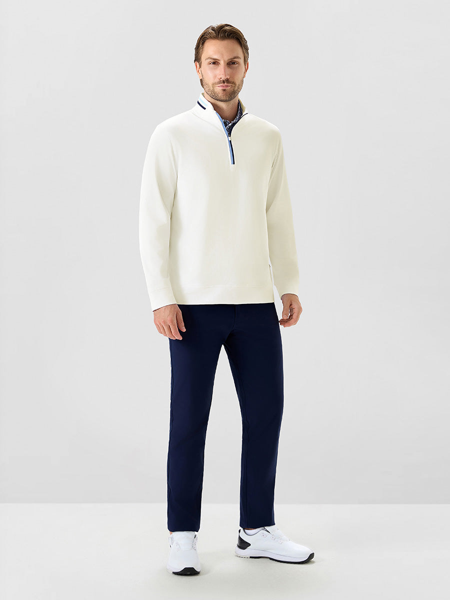 Men's 4-Way Stretch Ribbed Quarter Zip Sweatshirt – view 13