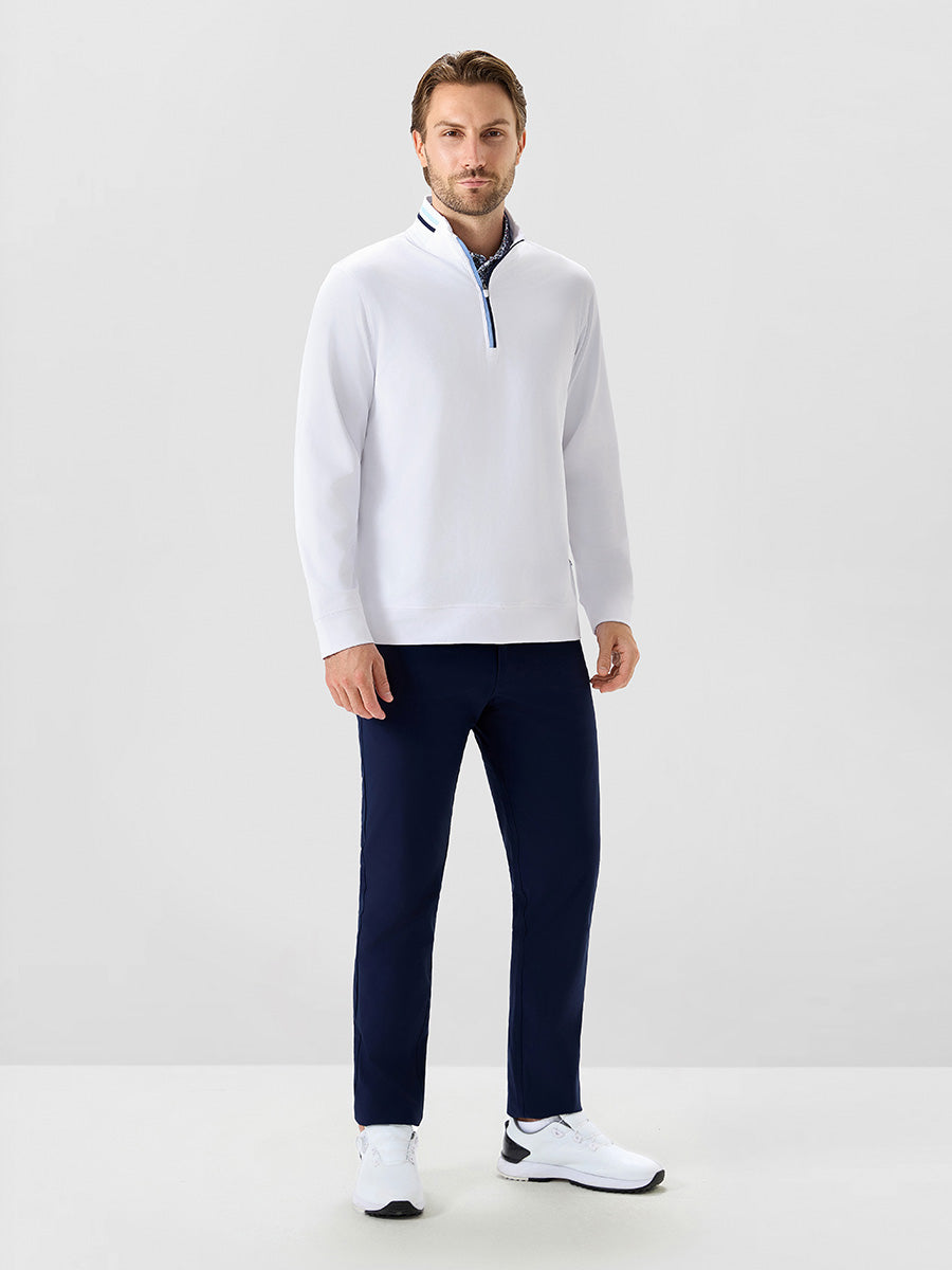 Men's 4-Way Stretch Ribbed Quarter Zip Sweatshirt – view 62