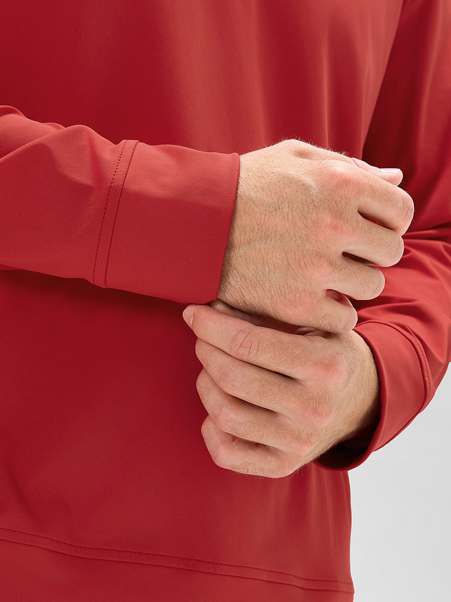 Men's 4-Way Stretch Ribbed Quarter Zip Sweatshirt – view 54