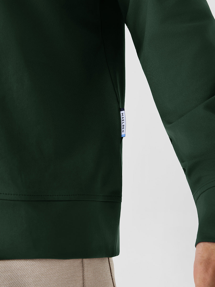 Men's 4-Way Stretch Ribbed Quarter Zip Sweatshirt – view 30