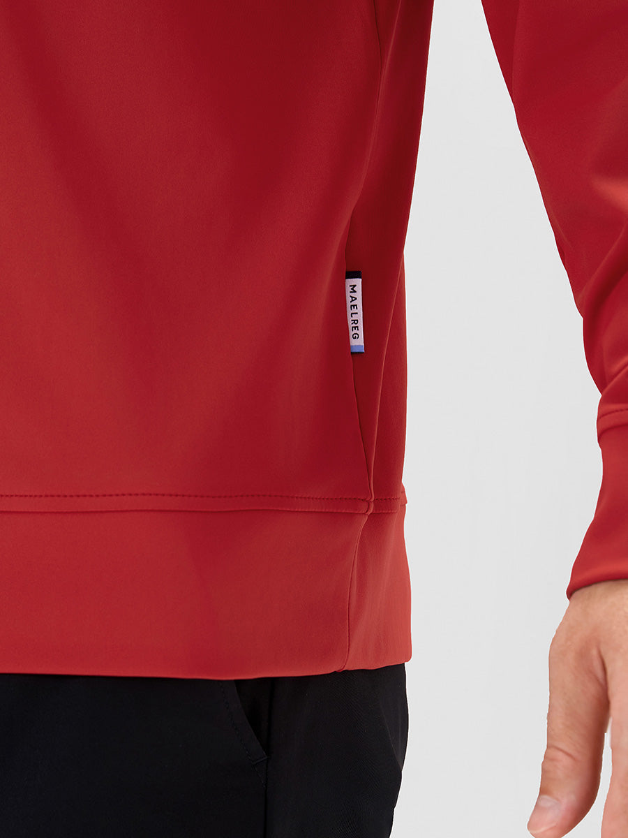 Men's 4-Way Stretch Ribbed Quarter Zip Sweatshirt – view 55