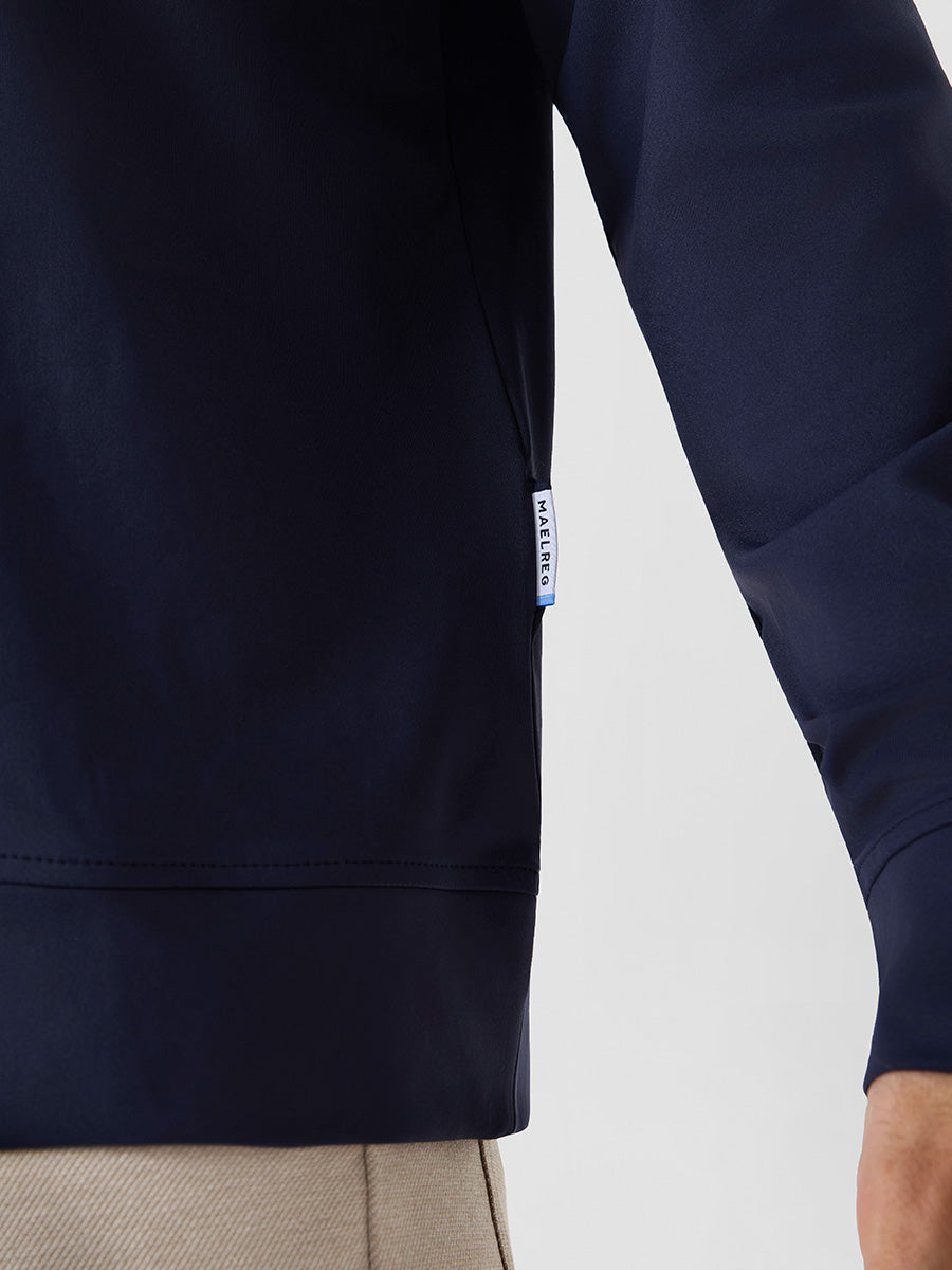 Men's 4-Way Stretch Ribbed Quarter Zip Sweatshirt – view 6