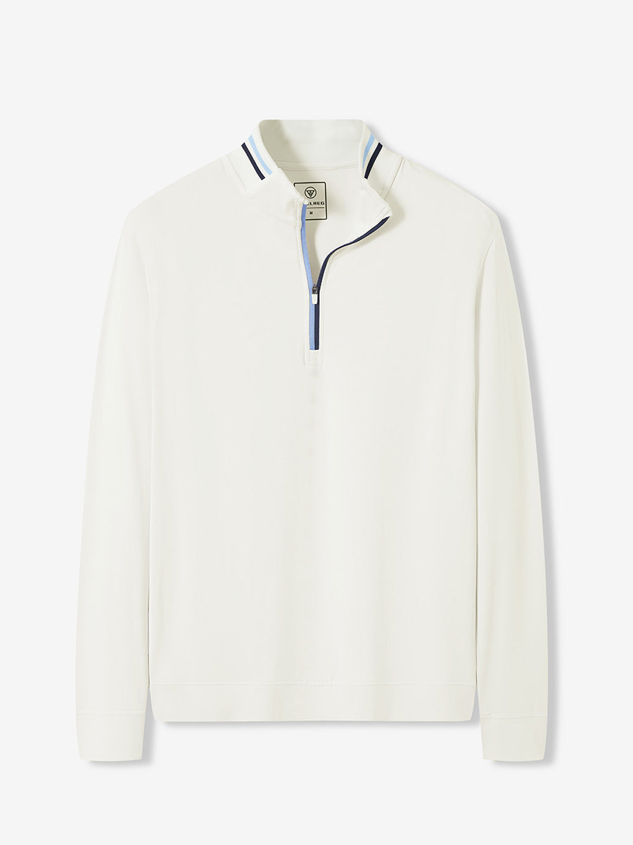 Men's 4-Way Stretch Ribbed Quarter Zip Sweatshirt – view 15