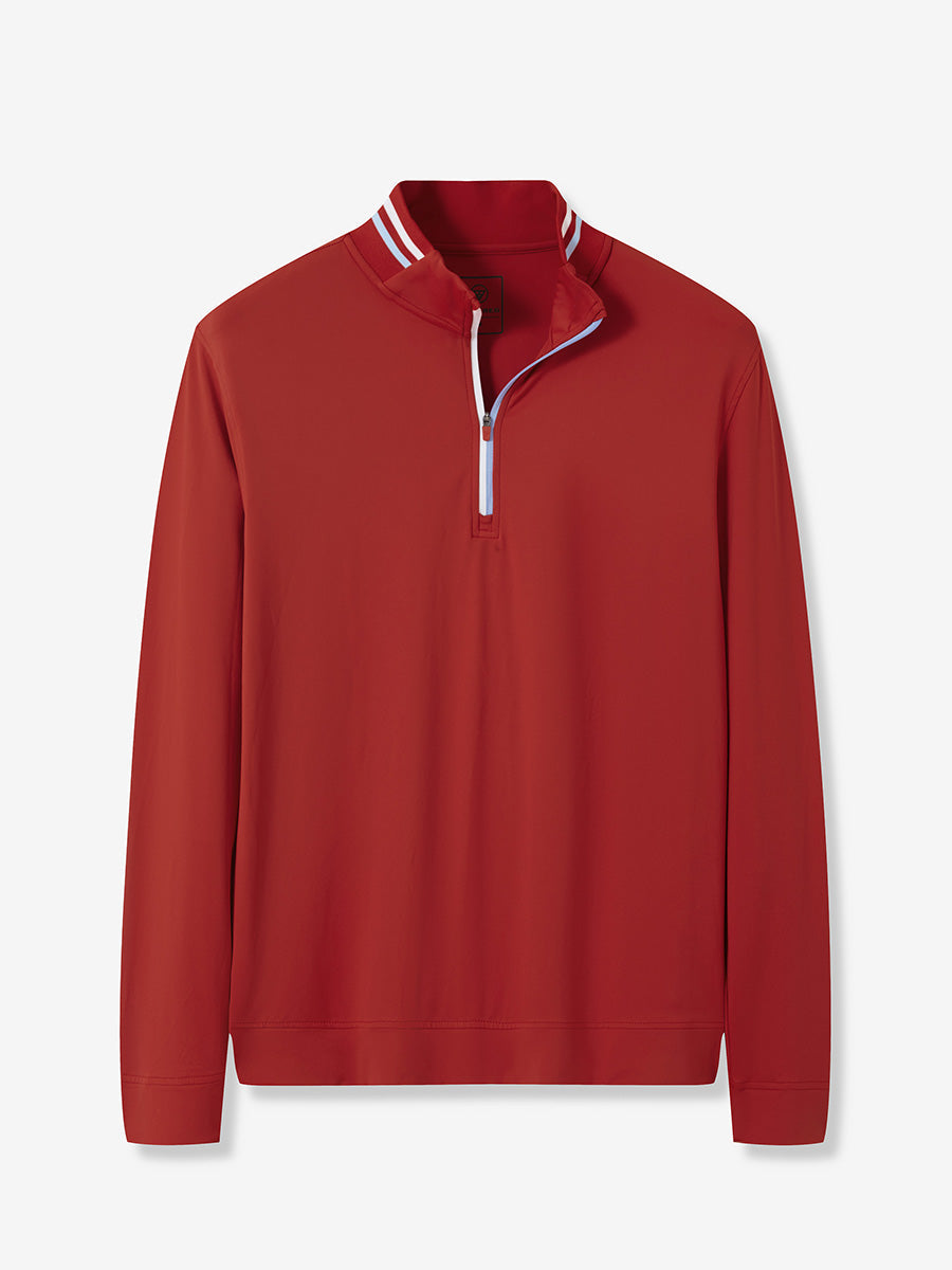 Men's 4-Way Stretch Ribbed Quarter Zip Sweatshirt – view 56
