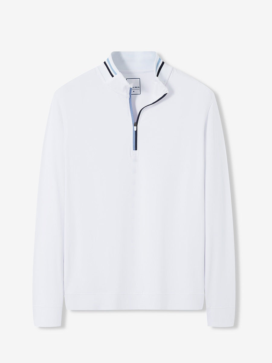 Men's 4-Way Stretch Ribbed Quarter Zip Sweatshirt – view 64