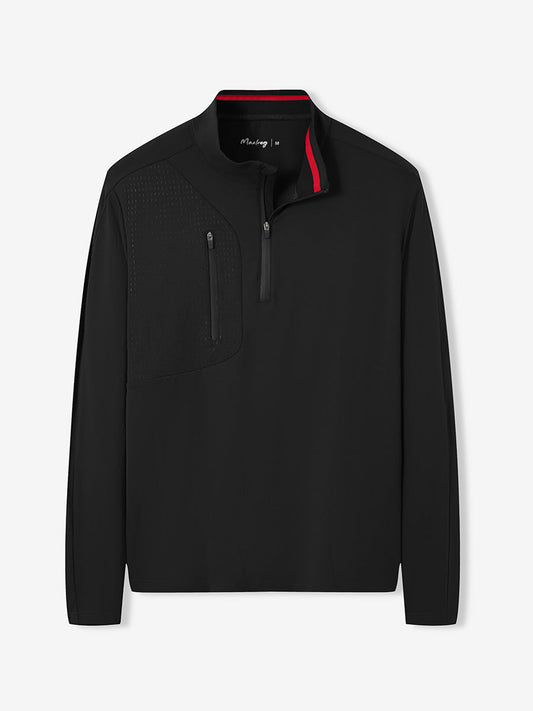 Men's Quick-Drying Quarter Zip Pullover – view 1