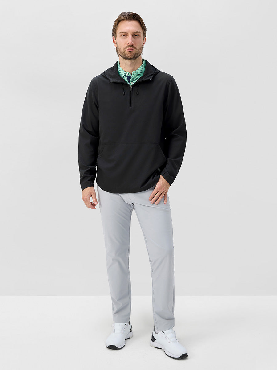 Men's Water-Resistant Quarter Zip Hooded Pullover – view 14