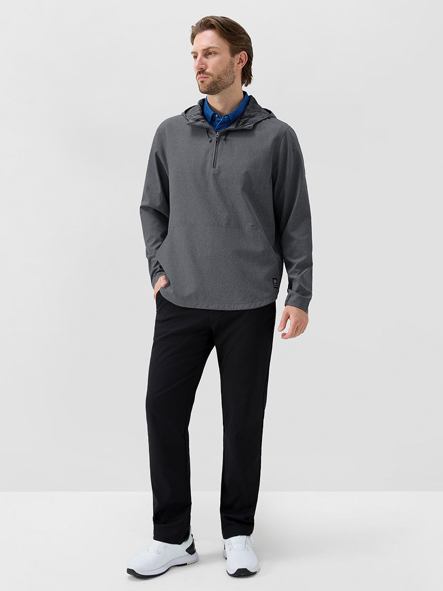 Men's Water-Resistant Quarter Zip Hooded Pullover – view 6