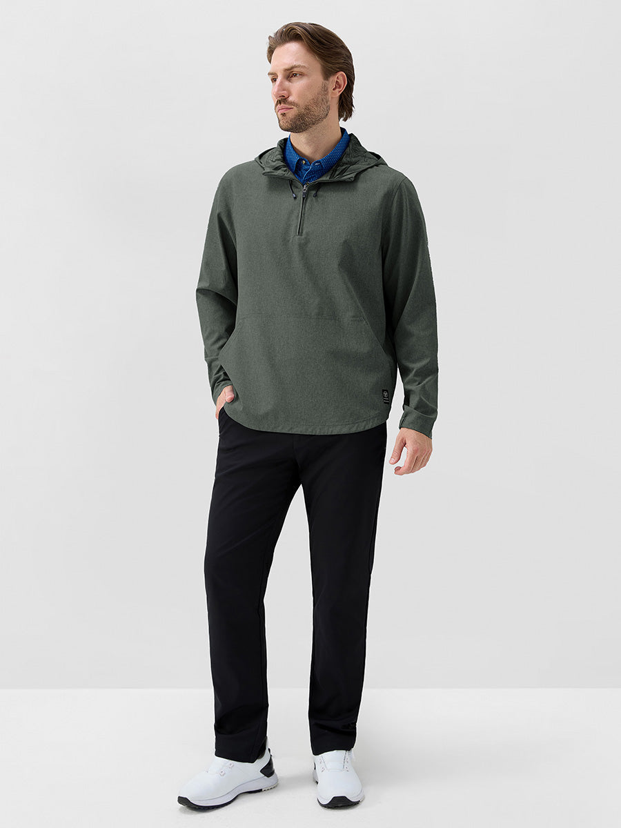 Men's Water-Resistant Quarter Zip Hooded Pullover – view 38
