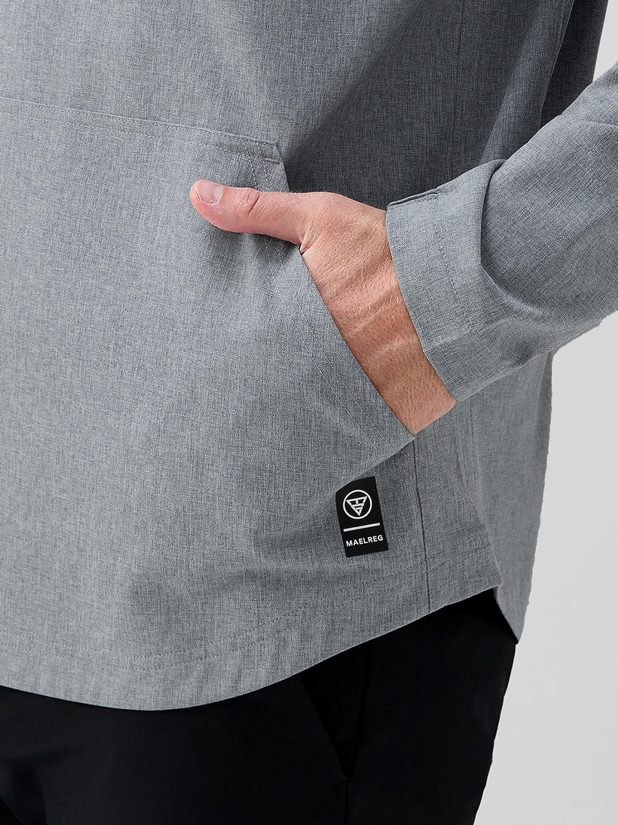 Men's Water-Resistant Quarter Zip Hooded Pullover – view 47