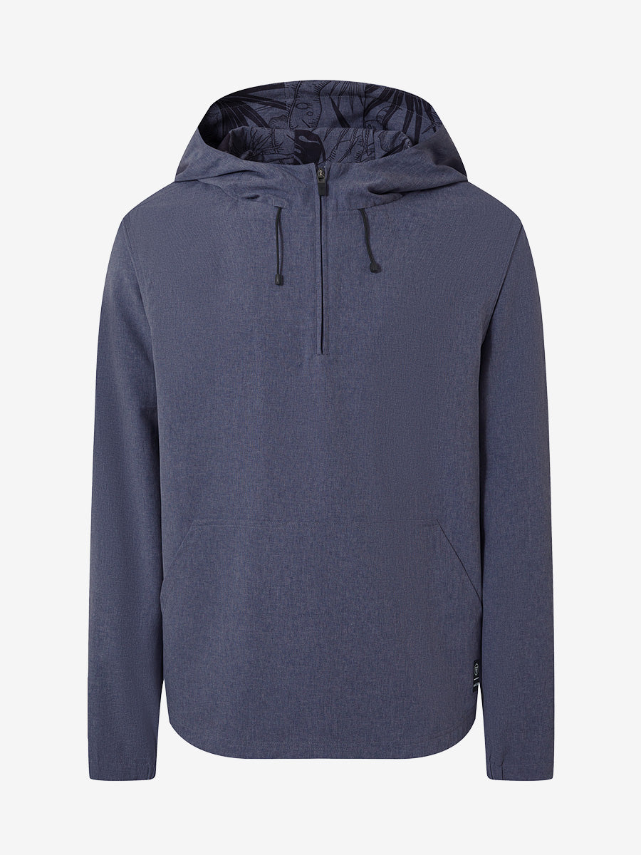 Men's Water-Resistant Quarter Zip Hooded Pullover – view 24