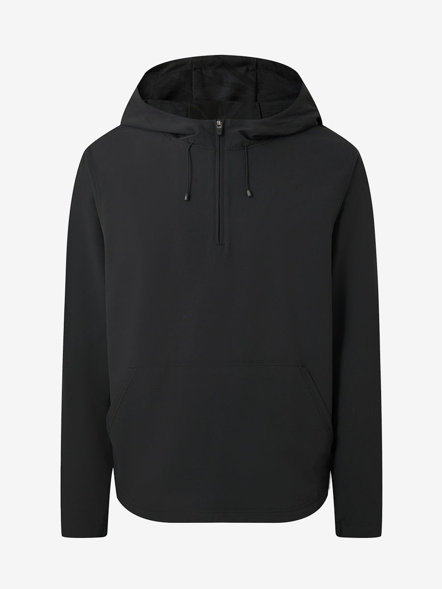 Men's Water-Resistant Quarter Zip Hooded Pullover – view 16