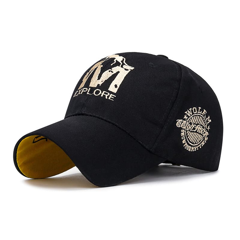 Wolf Men's Cotton Baseball Cap – view 3