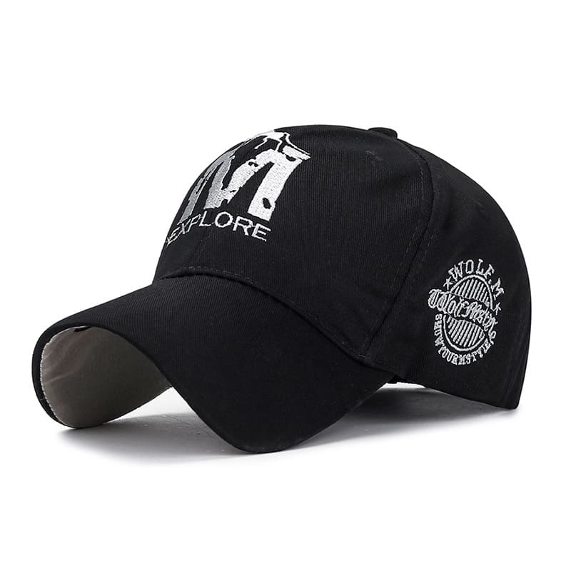 Wolf Men's Cotton Baseball Cap – view 1