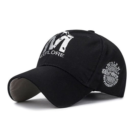 Wolf Men's Cotton Baseball Cap – view 1