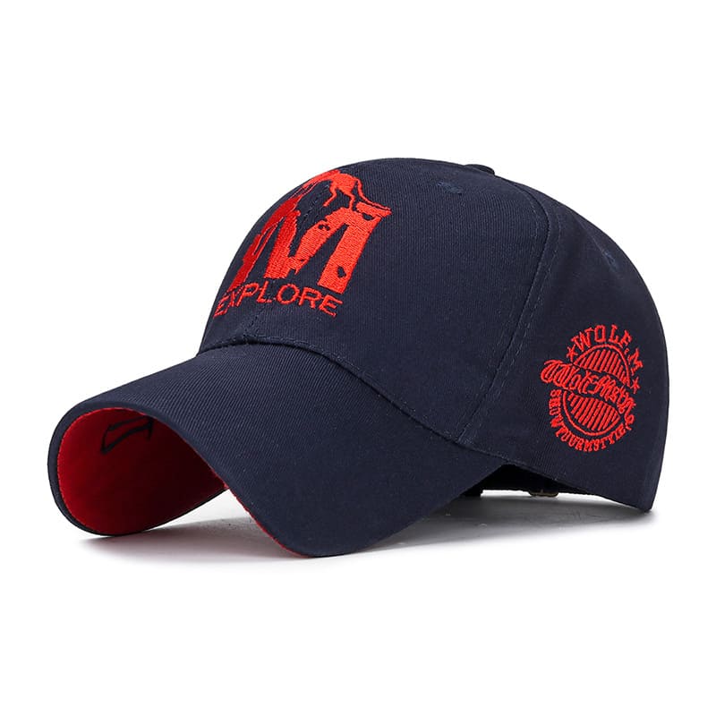 Wolf Men's Cotton Baseball Cap – view 4