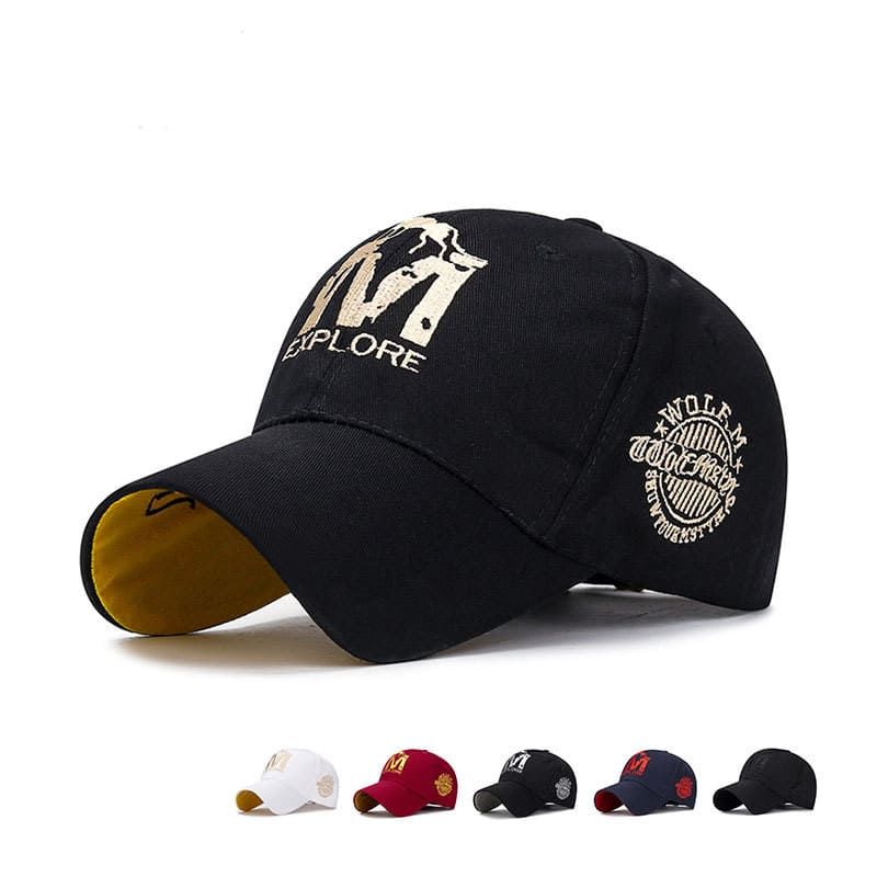 Wolf Men's Cotton Baseball Cap – view 2