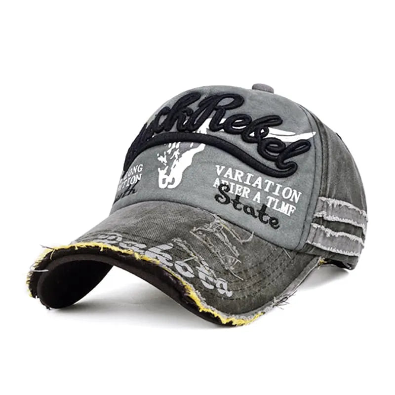 Men's Embroidered Cotton Baseball Cap – view 1