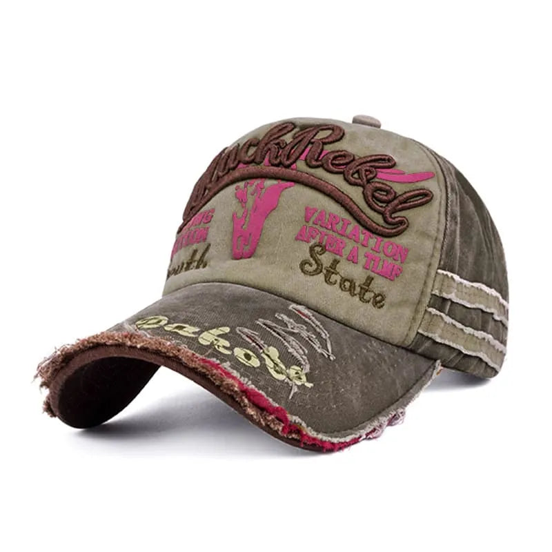 Men's Embroidered Cotton Baseball Cap – view 4