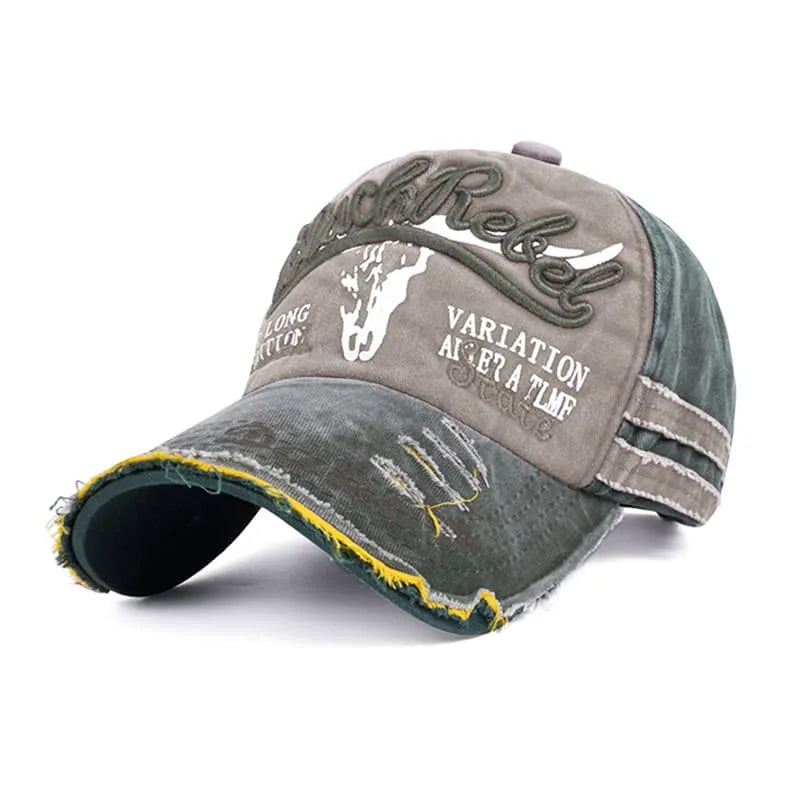 Men's Embroidered Cotton Baseball Cap – view 6